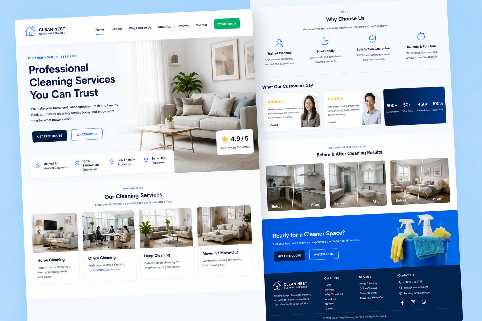 Clean Nest Features Preview